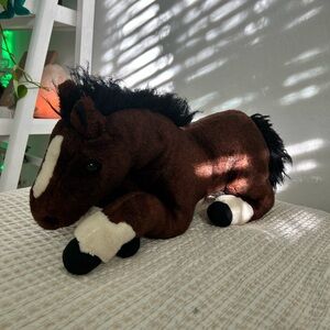 Breyer Dark Brown Plush Horse with Black Mane